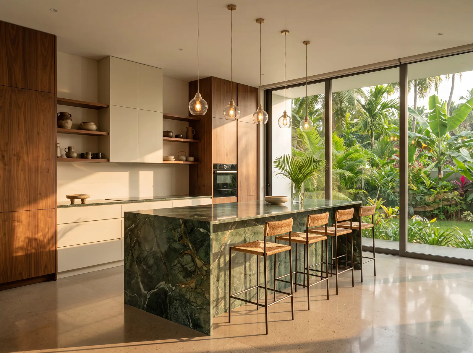 The Island Kitchen: A central island for cooking, dining and conversation: the heart of an open-plan home.